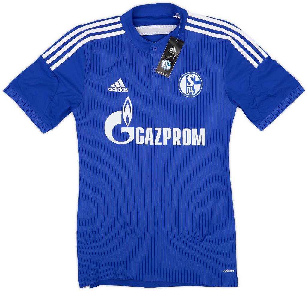 2014-16 Schalke Player Issue Home Shirt (S/M)