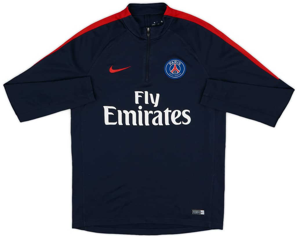 2016-17 Paris Saint-Germain Nike 1/4 Zip Training Top - 5/10 - (L)