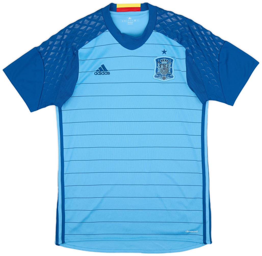 2016-17 Spain GK Home S/S Shirt - 8/10 - (M)