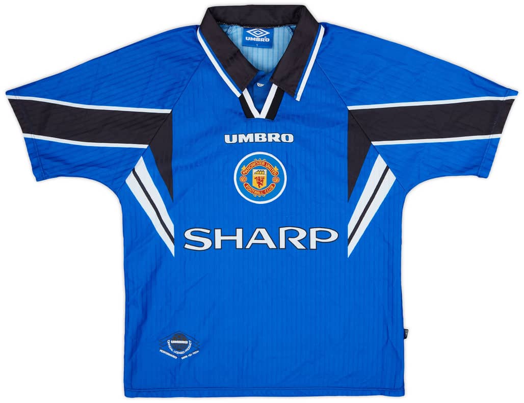 1996-98 Manchester United Third Shirt - 8/10 - (Y)