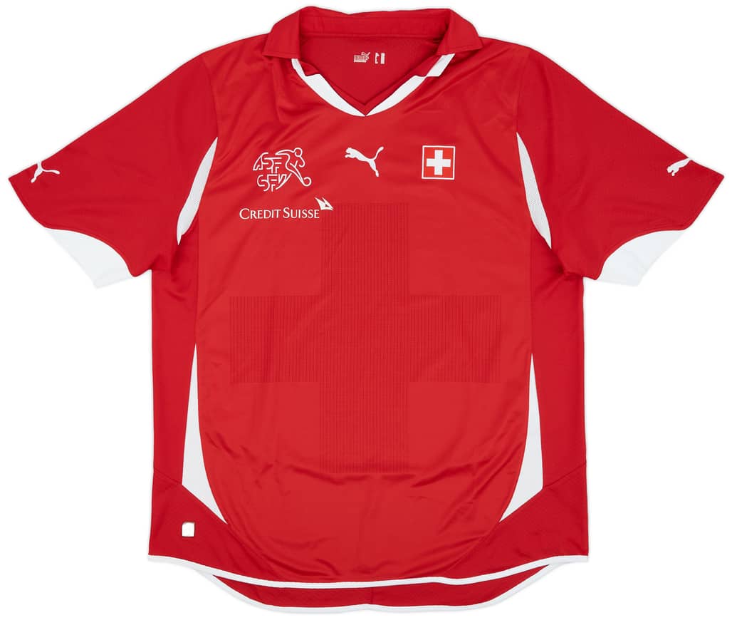 2010-11 Switzerland Home Shirt - 8/10 - (XXL)
