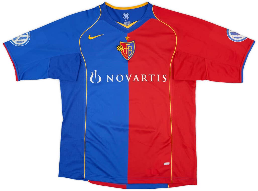 2004-05 FC Basel Home Shirt - 6/10 - (L)
