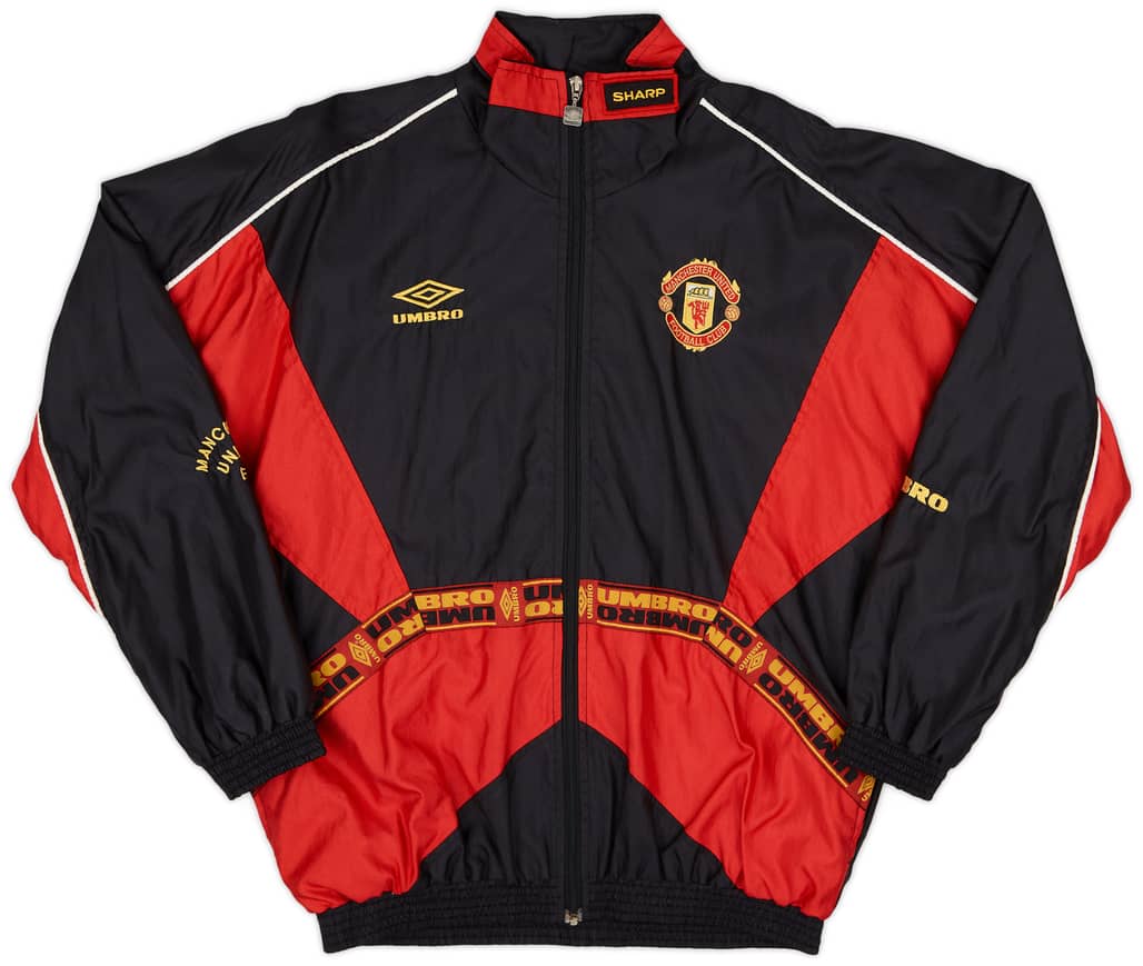 1996-97 Manchester United Umbro Track Jacket - 9/10 - (L)
