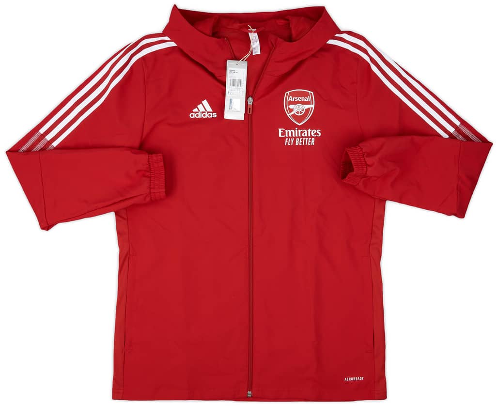 2021-22 Arsenal adidas Hooded Track Jacket (M)