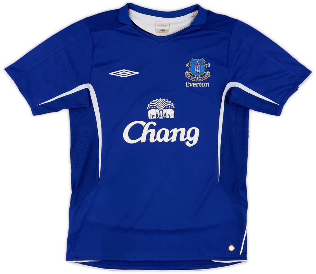 2005-06 Everton Home Shirt - 8/10 - (S)