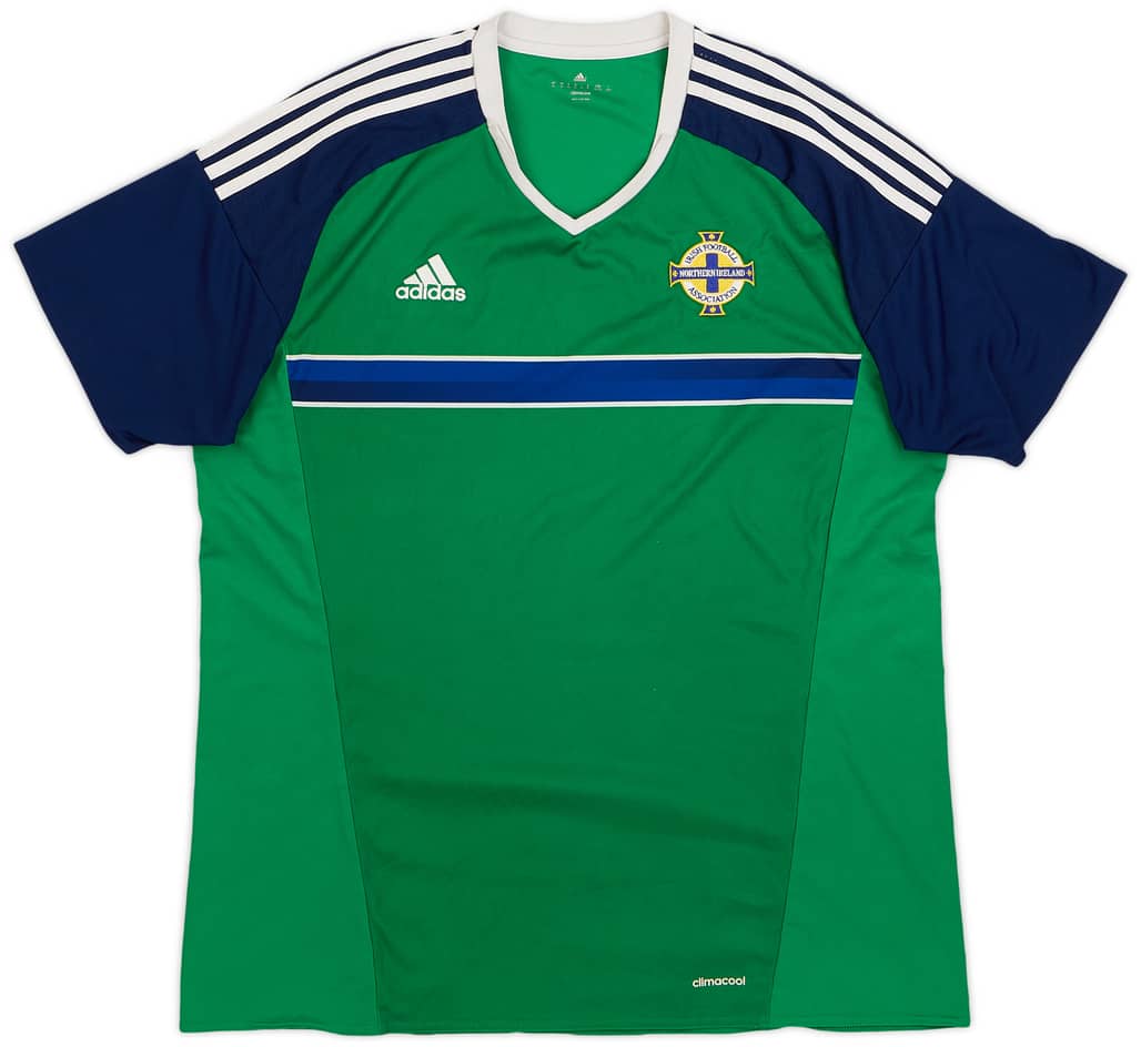 2016-17 Northern Ireland Home Shirt - 8/10 - (XL)