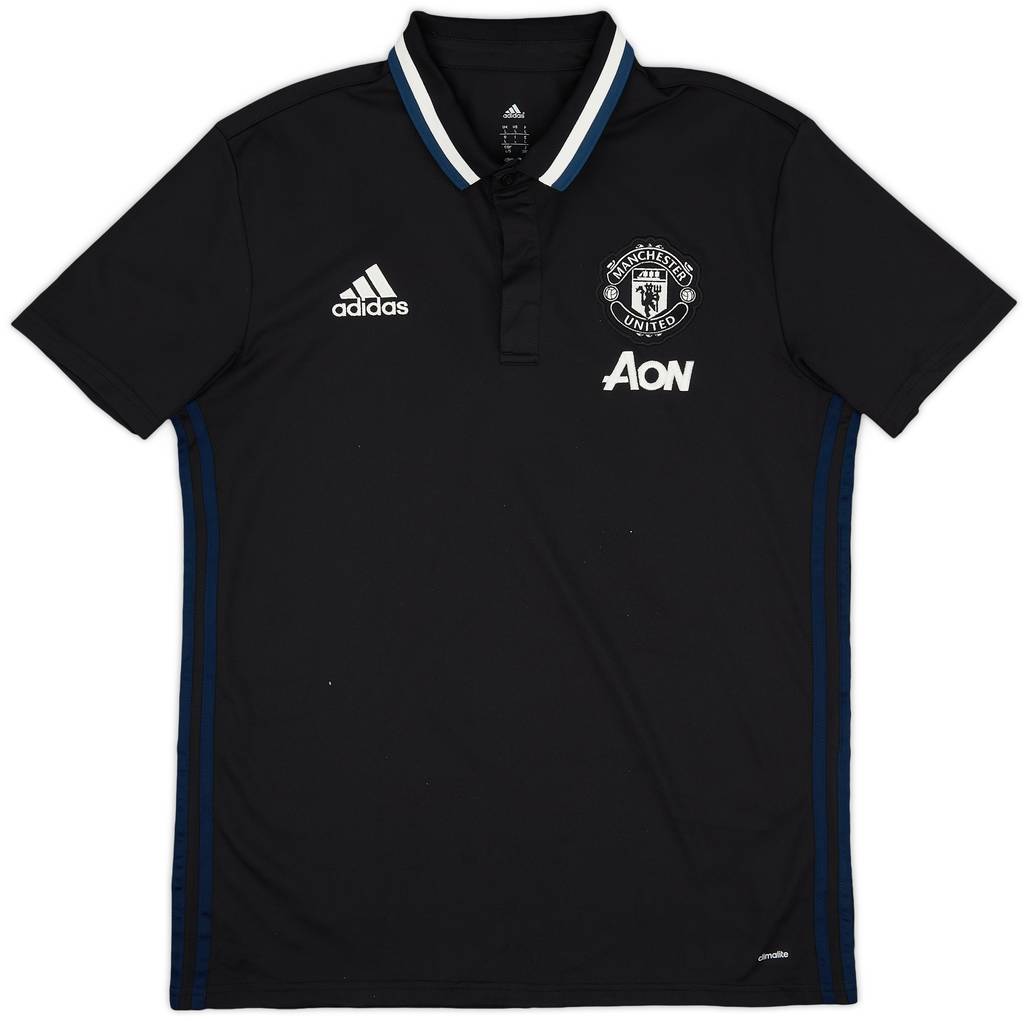 2016-17 Manchester United adidas Polo Shirt - 8/10 - (L)