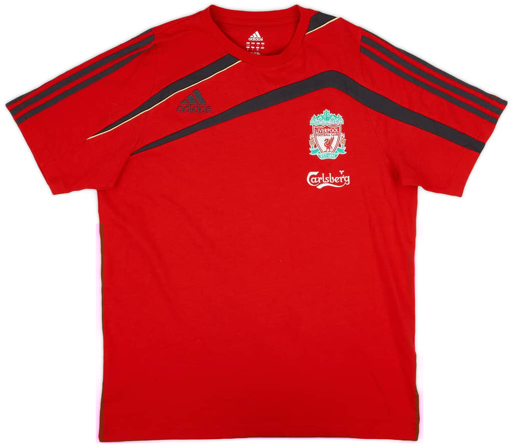 2009-10 Liverpool adidas Training Shirt - 9/10 - (L)