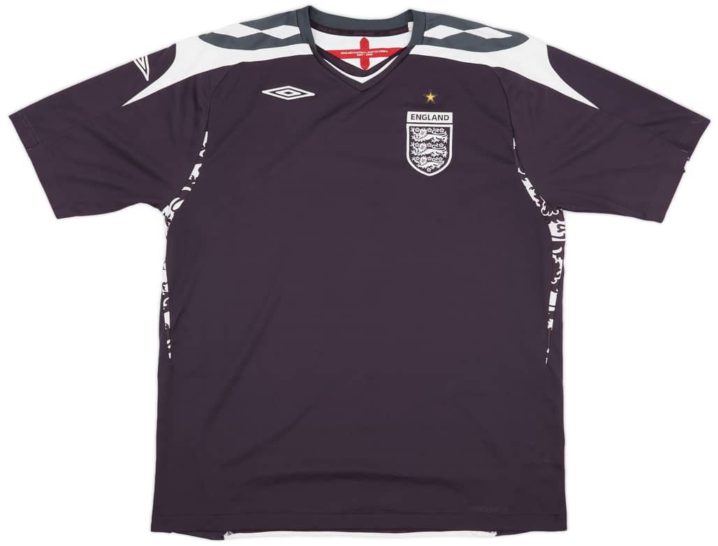2007-09 England GK S/S Shirt - 7/10 - (XXL)