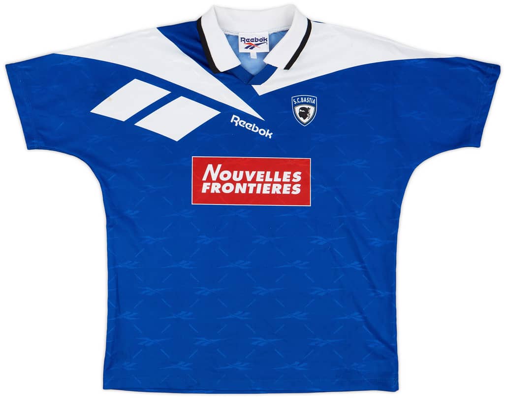 1995-96 Bastia Home Shirt - 8/10 - (XL.Boys)