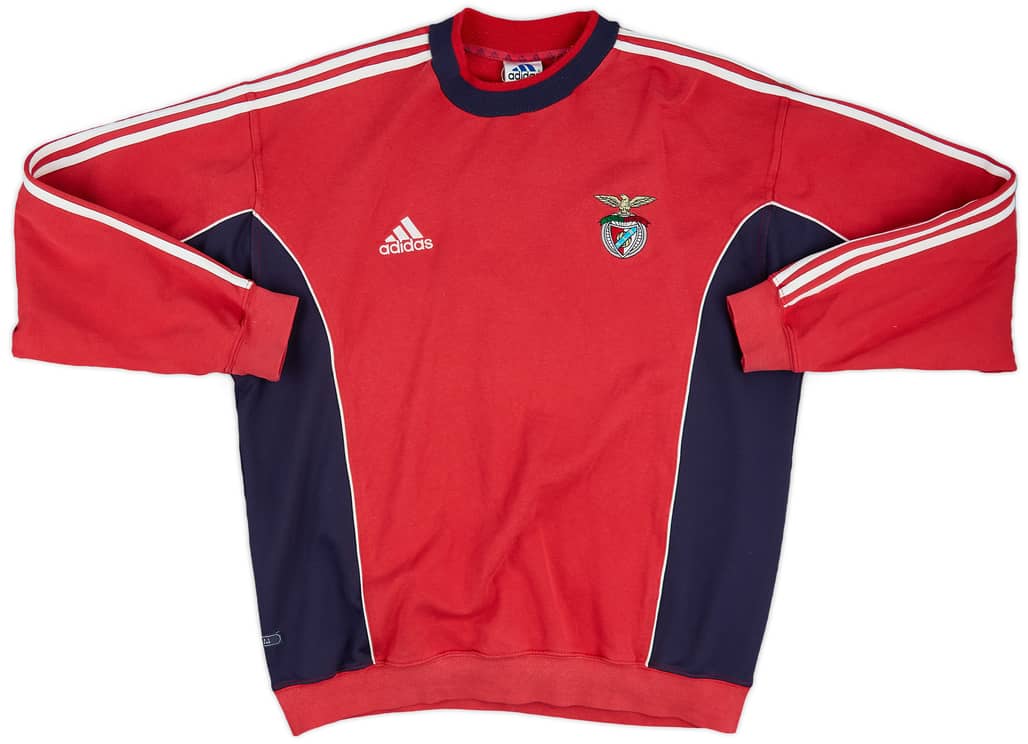 1999-00 Benfica adidas Sweat Top - 8/10 - (L)