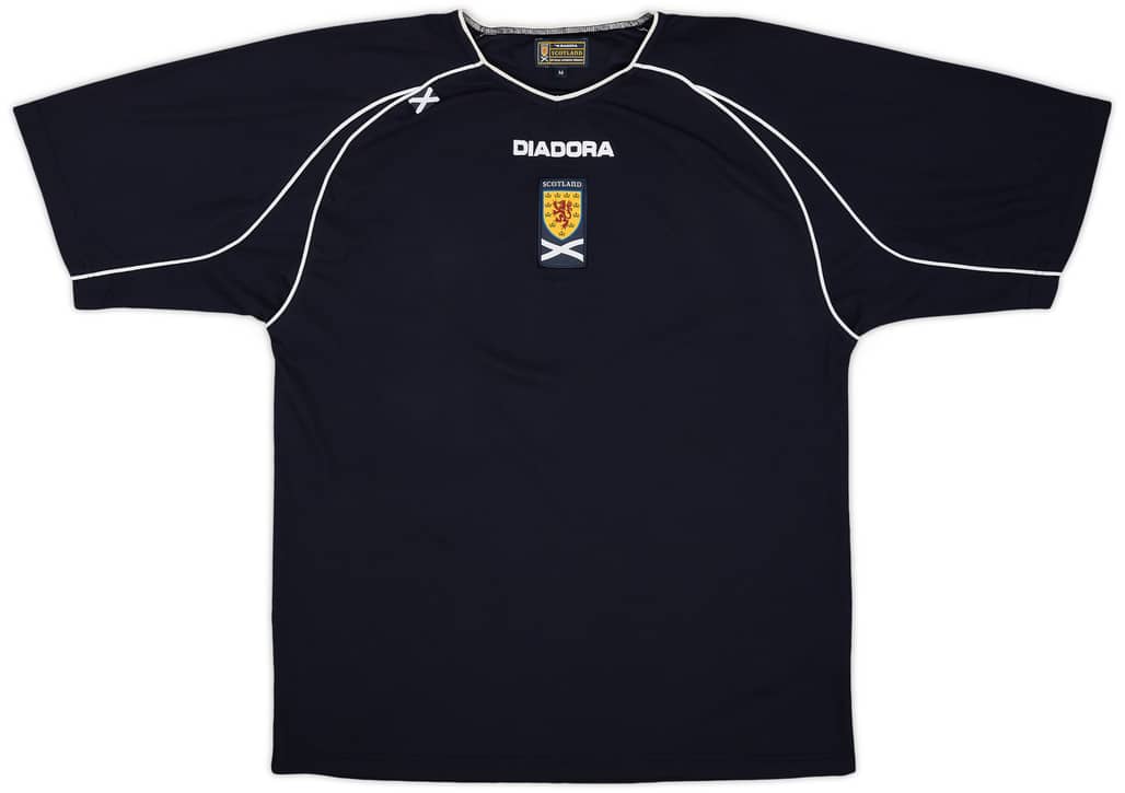 2003-04 Scotland Diadora Training Shirt - 9/10 - (M)