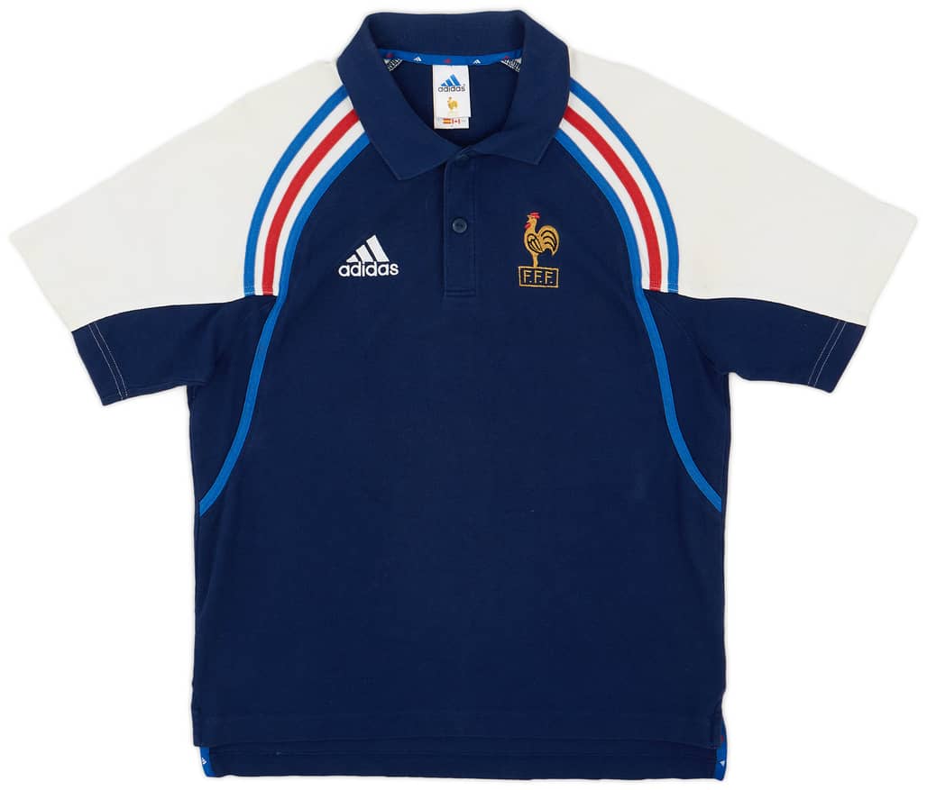 1998-99 France adidas Polo Shirt - 6/10 - (S)