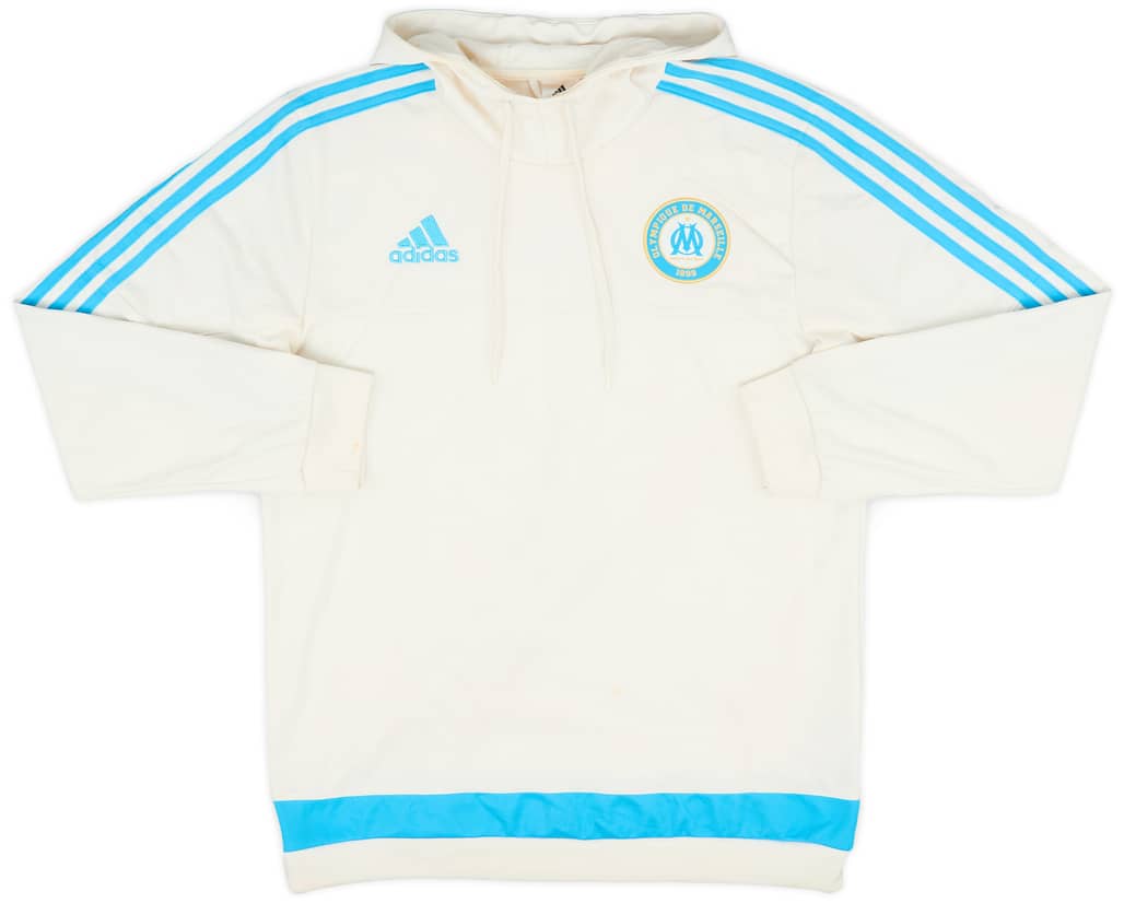 2015-16 Marseille adidas Hooded Top - 6/10 - (M)