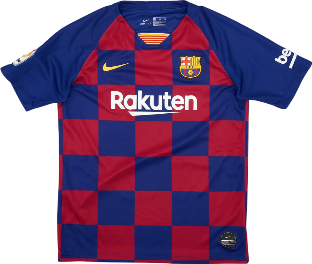 2019-20 Barcelona Home Shirt - 8/10 - (XL.Boys)