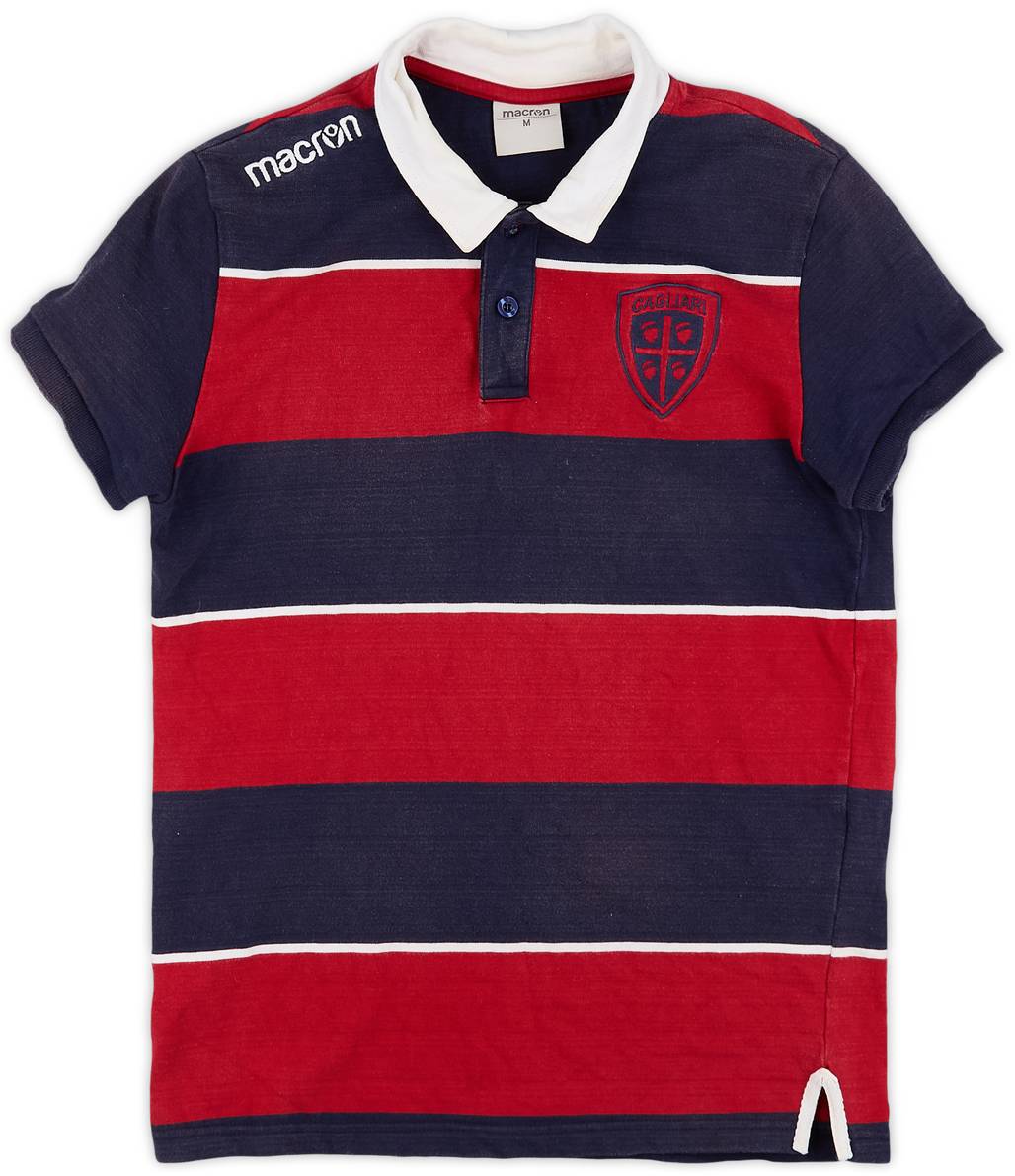 2016-17 Cagliari Macron Polo Shirt - 8/10 - (Women's M)