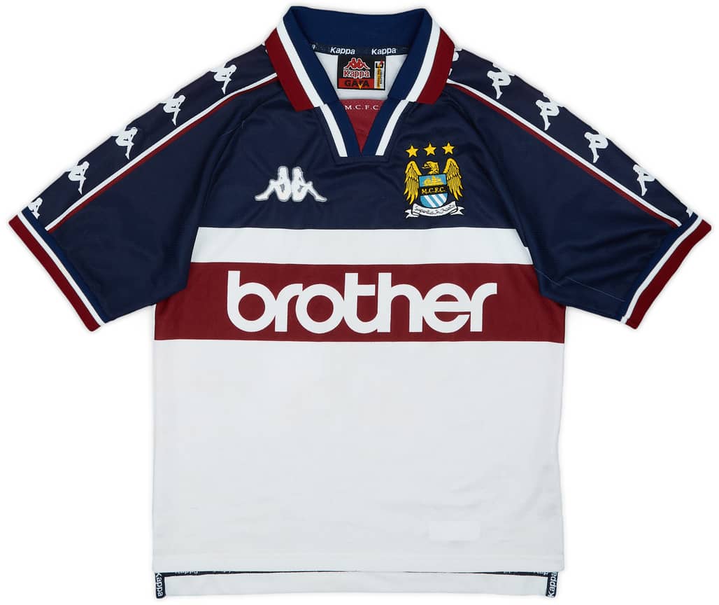 1997-98 Manchester City Away Shirt - 6/10 - (L.Boys)