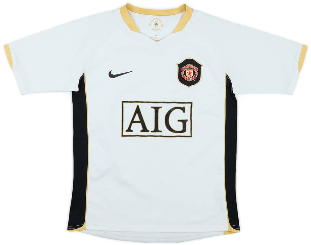 2006-08 Manchester United Away Shirt - 7/10 - (M.Boys)