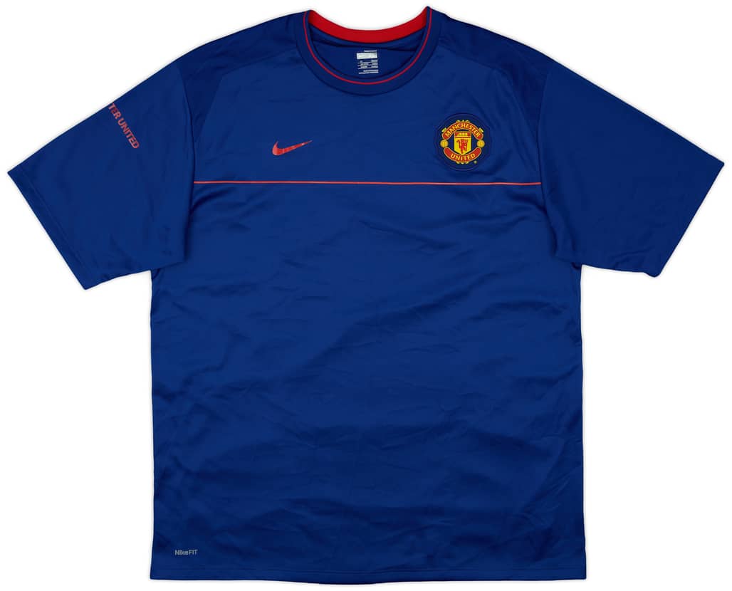 2008-09 Manchester United Nike Training Shirt - 8/10 - (XL)