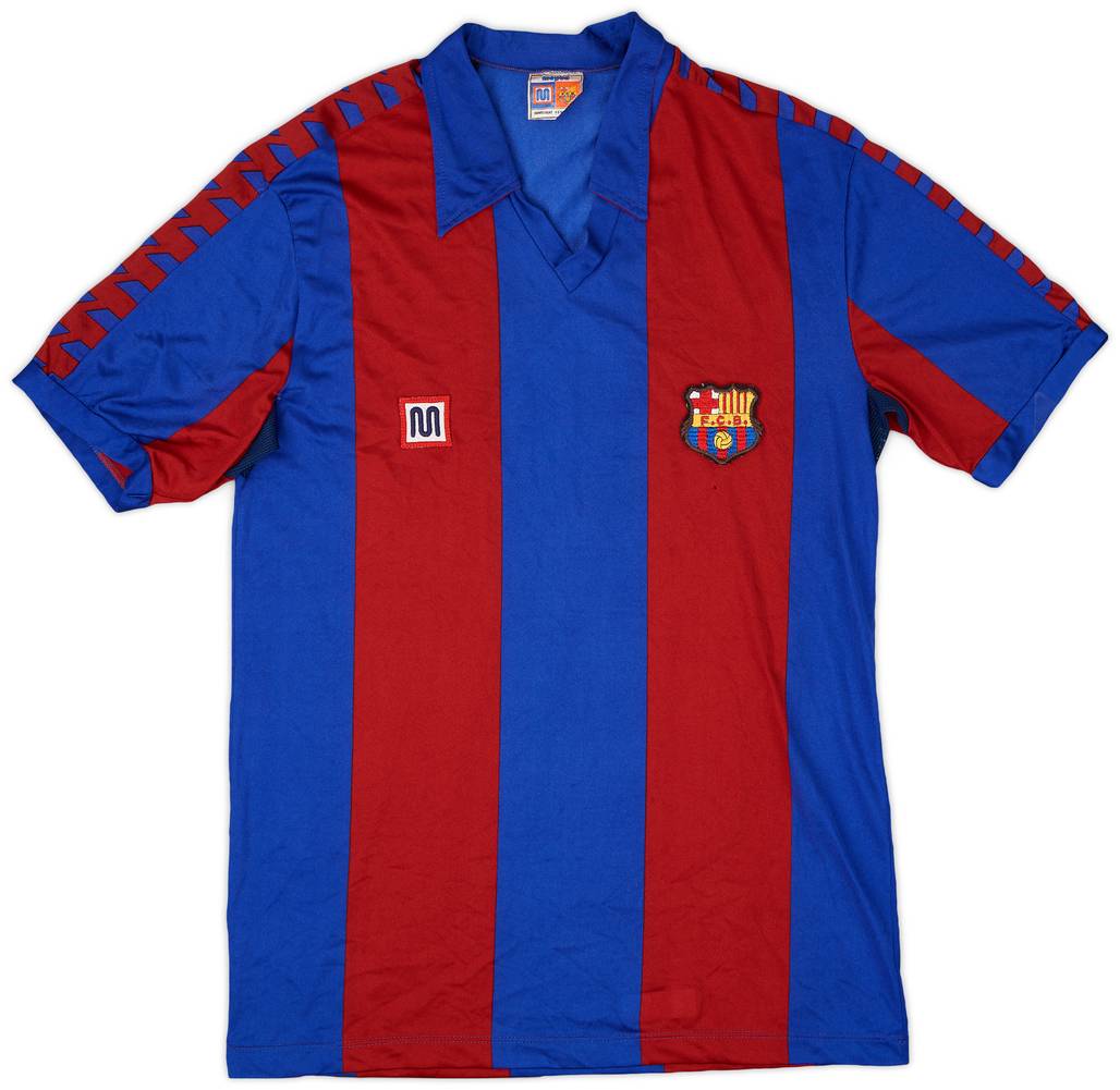 1984-89 Barcelona Home Shirt - 6/10 - (L)