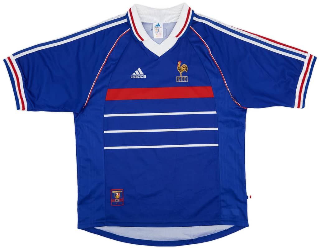 1998-00 France Home Shirt - 8/10 - (L)