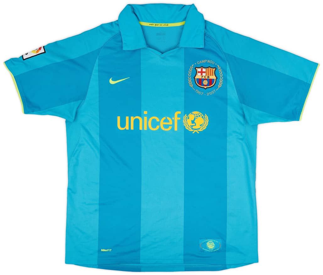 2007-09 Barcelona Away Shirt - 5/10 - (L)