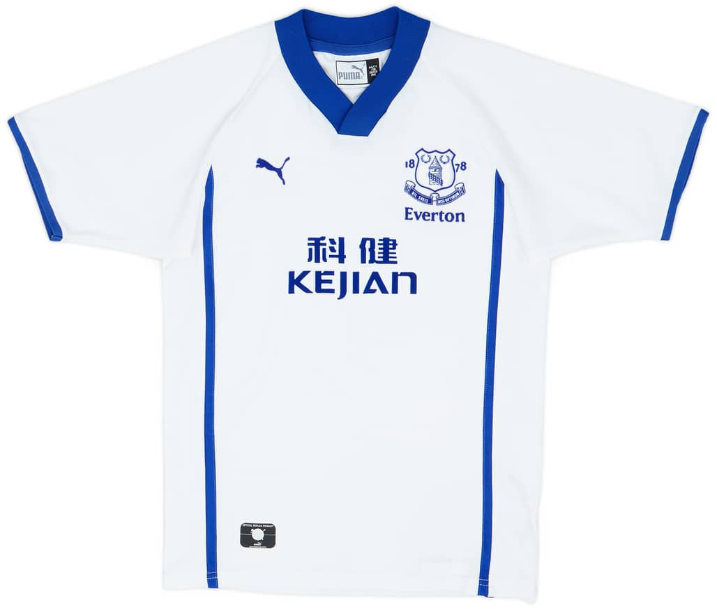 2002-03 Everton Away Shirt - 8/10 - (S.Boys)