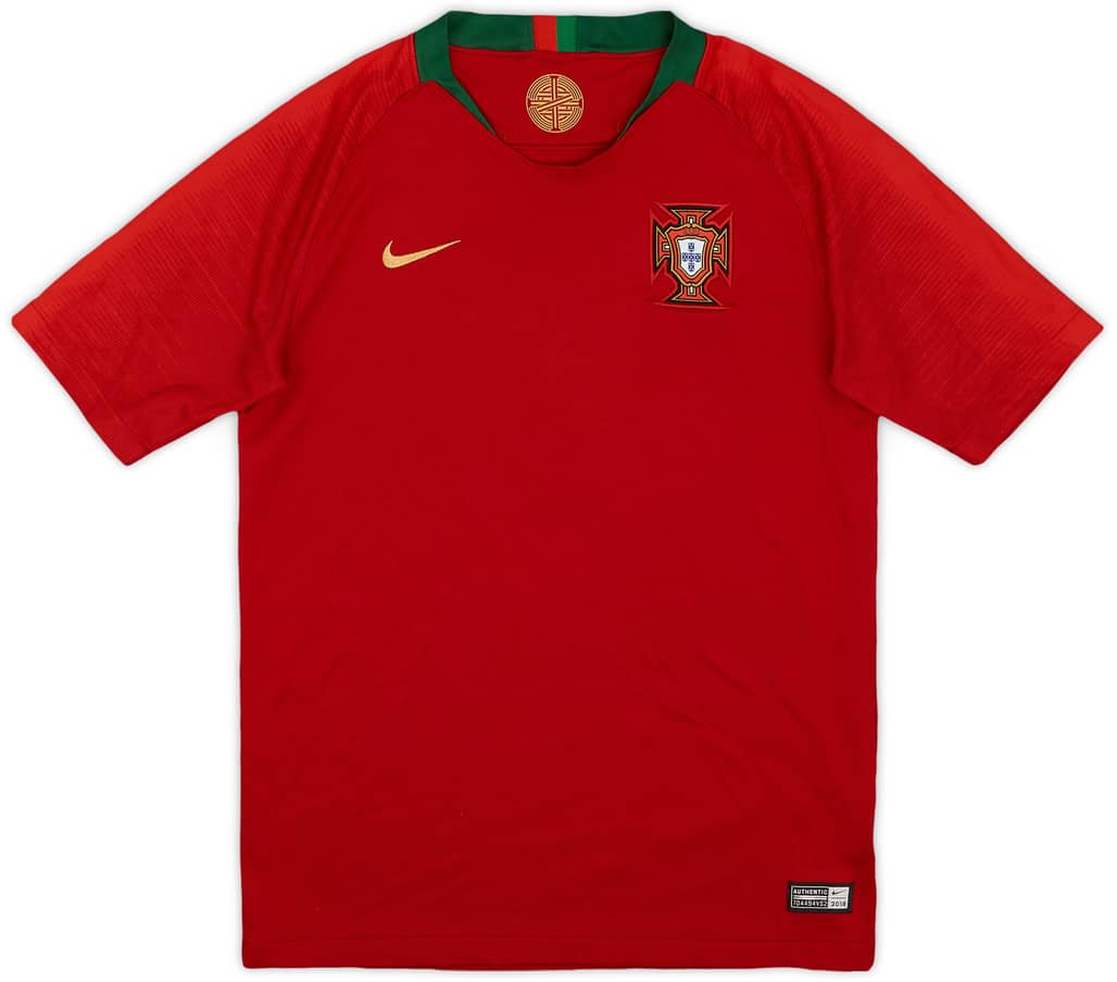 2018-19 Portugal Home Shirt - 7/10 - (XL.Boys)