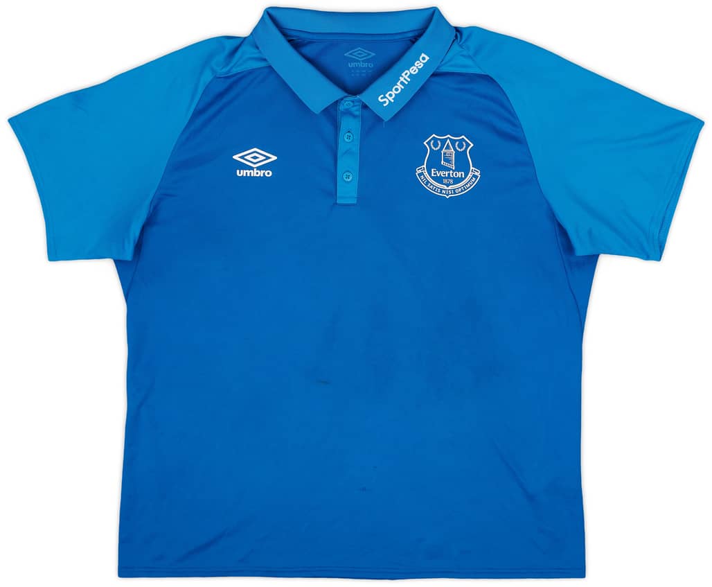 2019-20 Everton Umbro Polo Shirt - 6/10 - (XL)