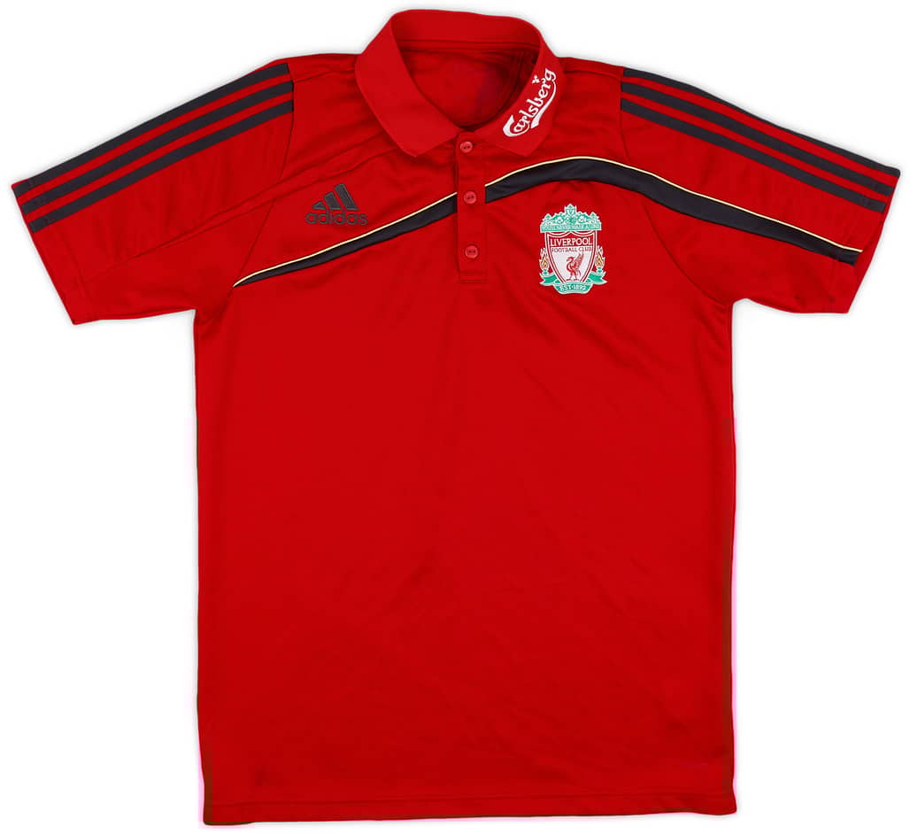 2009-10 Liverpool adidas Polo Shirt - 6/10 - (M)