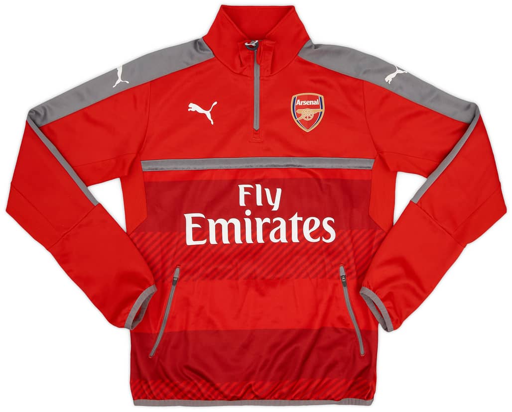 2016-17 Arsenal Puma 1/4 Zip Drill Top - 7/10 - (M)