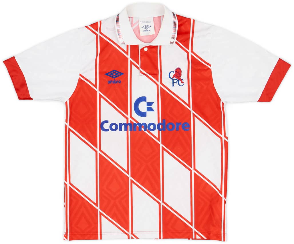 1990-92 Chelsea Away Shirt - 8/10 - (L.Boys)