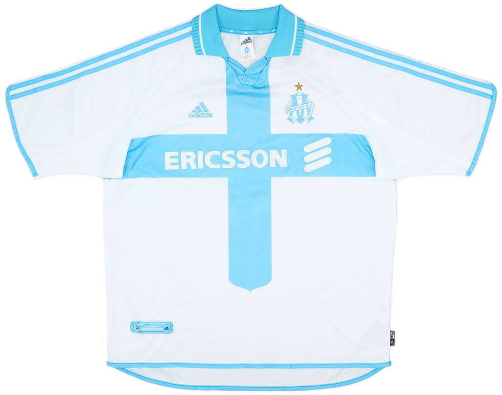 2000-01 Olympique Marseille Home Shirt - 7/10 - (XL)