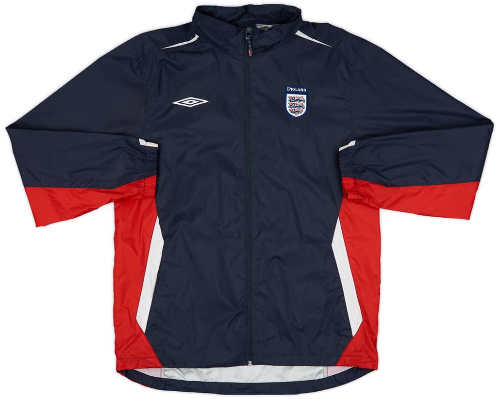 2004-06 England Umbro Hooded Rain Jacket - 8/10 - (L)