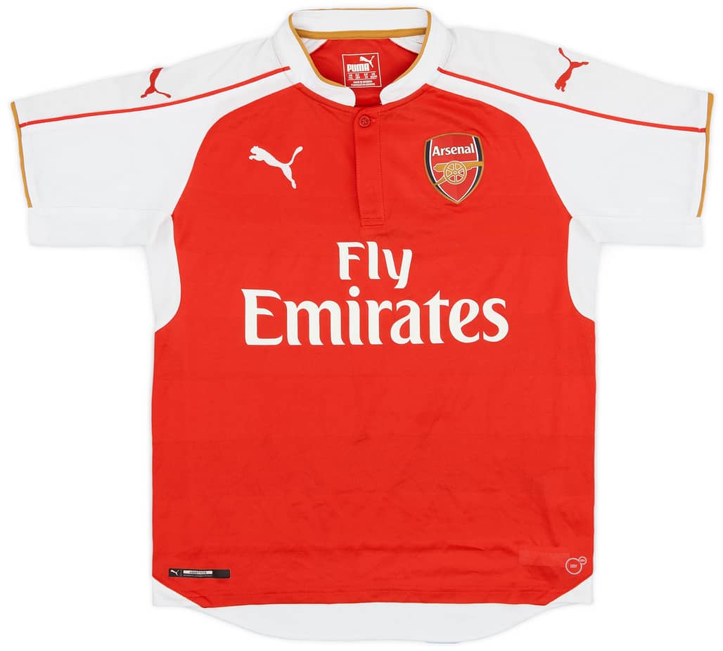 2015-16 Arsenal Home Shirt - 9/10 - (L.Boys)