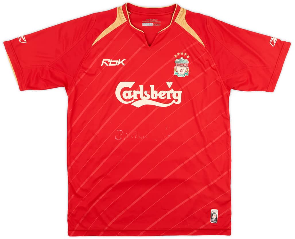 2005-06 Liverpool CL Home Shirt - 3/10 - (M)