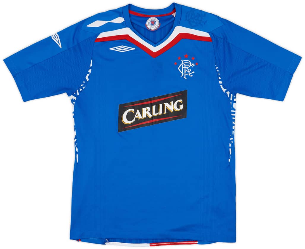 2007-08 Rangers Home Shirt - 8/10 - (M)
