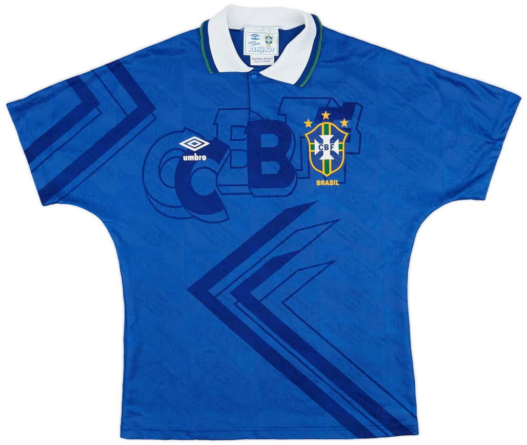 1991-93 Brazil Away Shirt - 7/10 - (S)