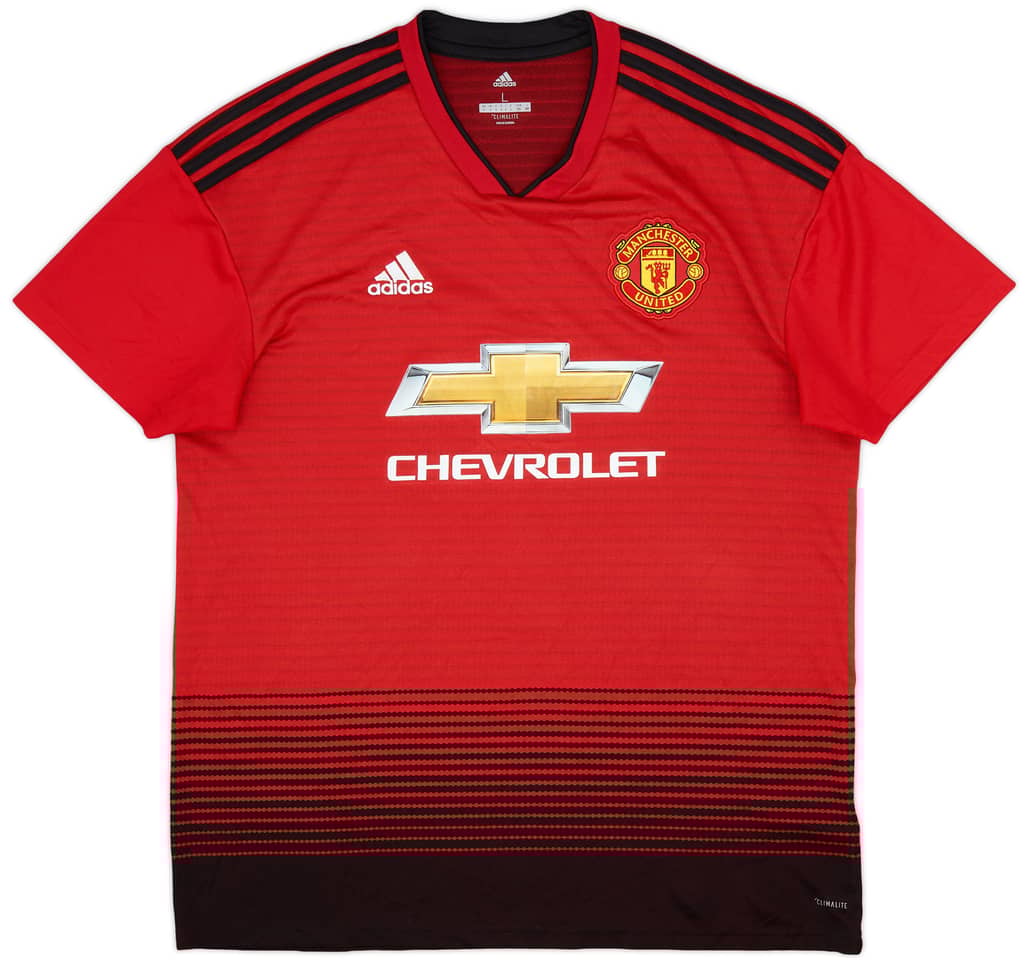 2018-19 Manchester United Home Shirt - 8/10 - (L)