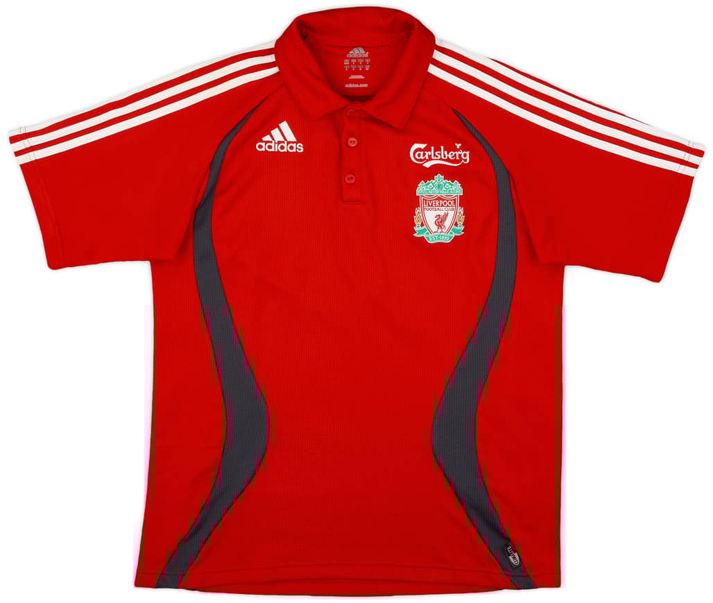 2006-07 Liverpool adidas Polo Shirt - 9/10 - (S)