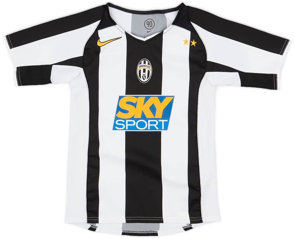 2004-05 Juventus Home Shirt - 9/10 - (S.Boys)