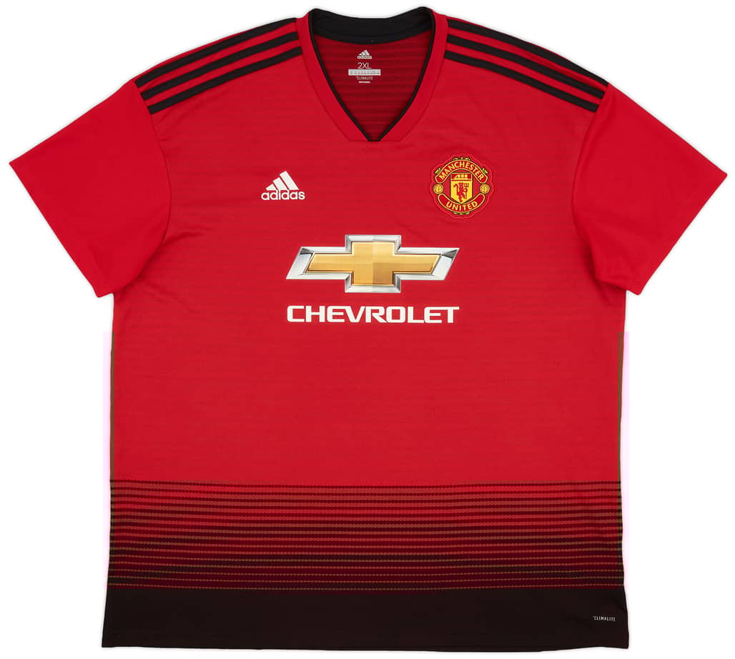 2018-19 Manchester United Home Shirt - 9/10 - (XXL)