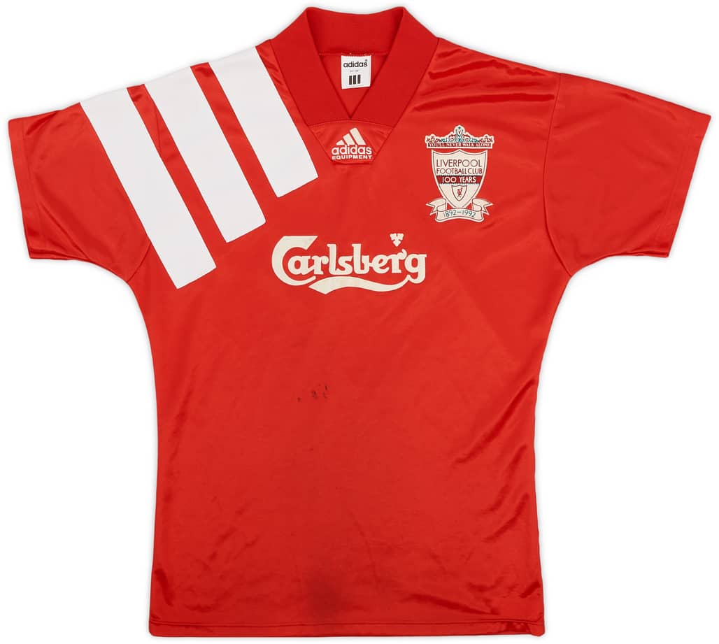 1992-93 Liverpool Centenary Home Shirt - 6/10 - (S)