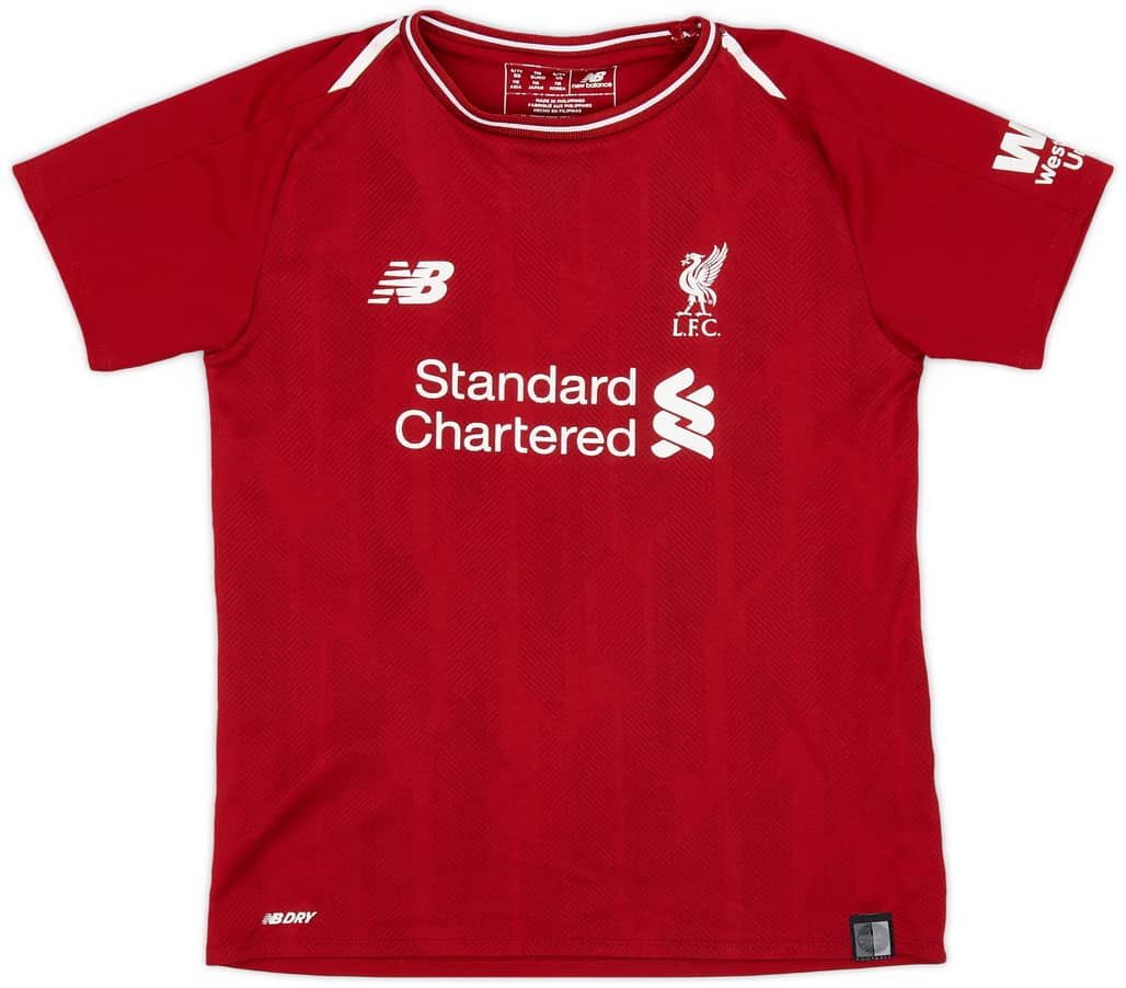 2018-19 Liverpool Home Shirt - 6/10 - (S.Boys)