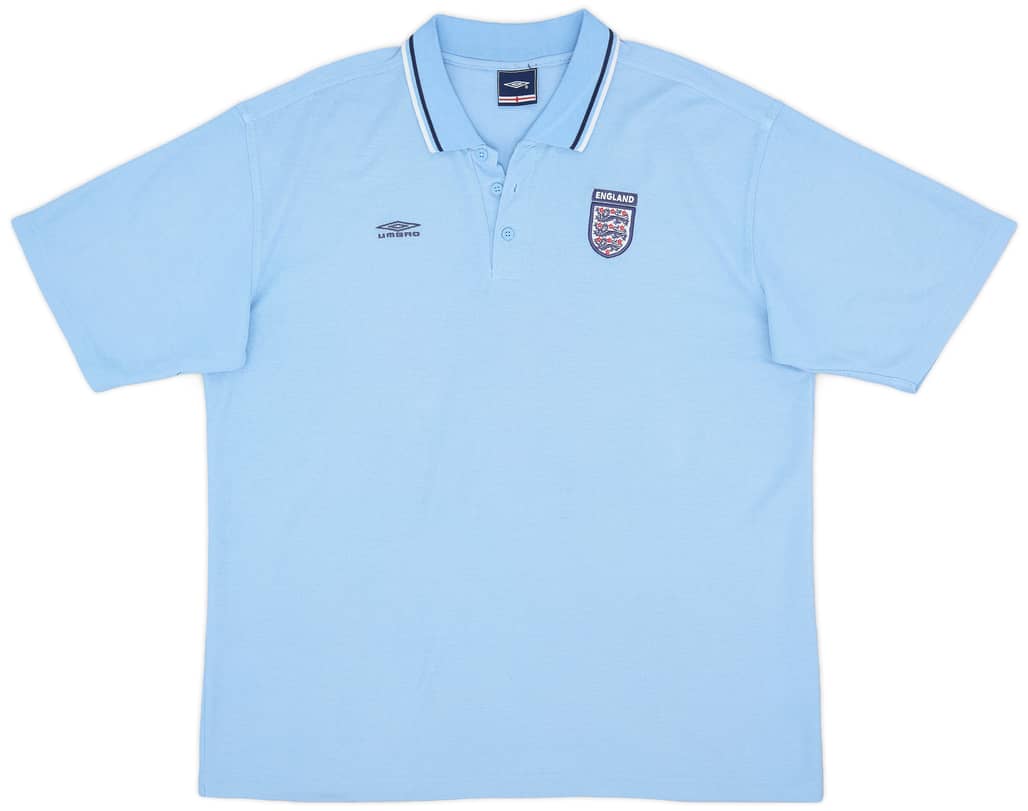 2002-03 England Umbro Polo Shirt - 8/10 - (XL)
