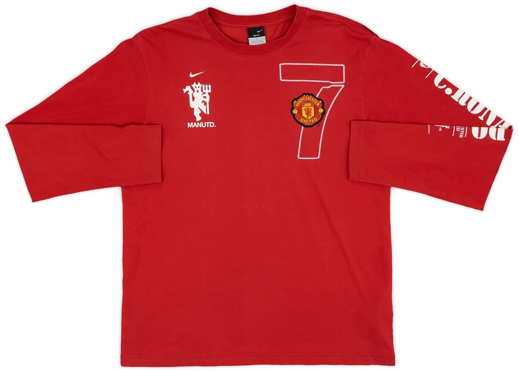 2006-07 Manchester United C.Ronaldo Nike Training L/S Shirt - 7/10 - (L)