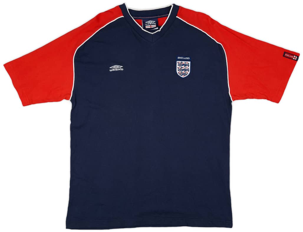 2002-03 England Umbro Training Shirt - 8/10 - (L)