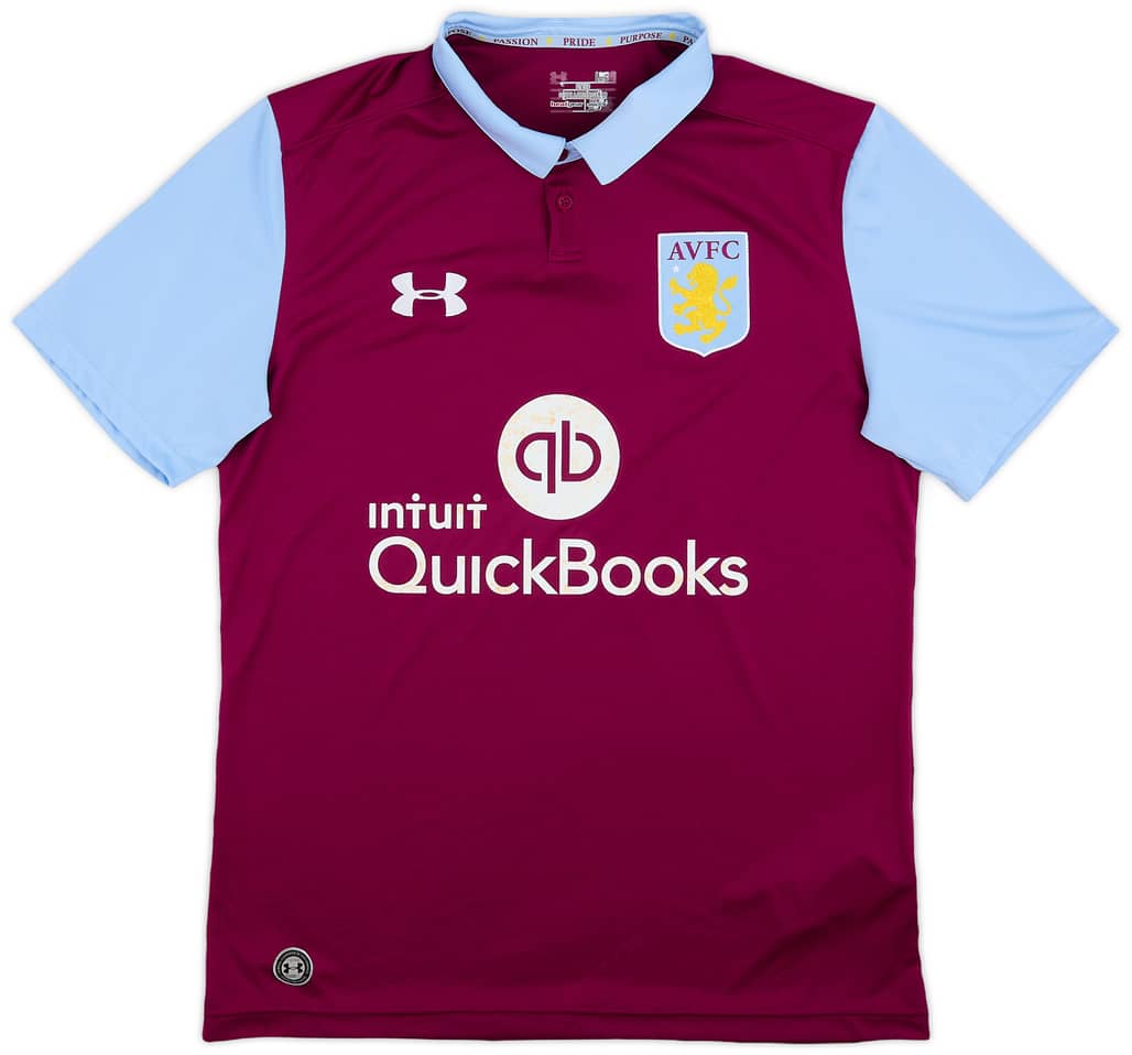 2016-17 Aston Villa Home Shirt - 5/10 - (L)