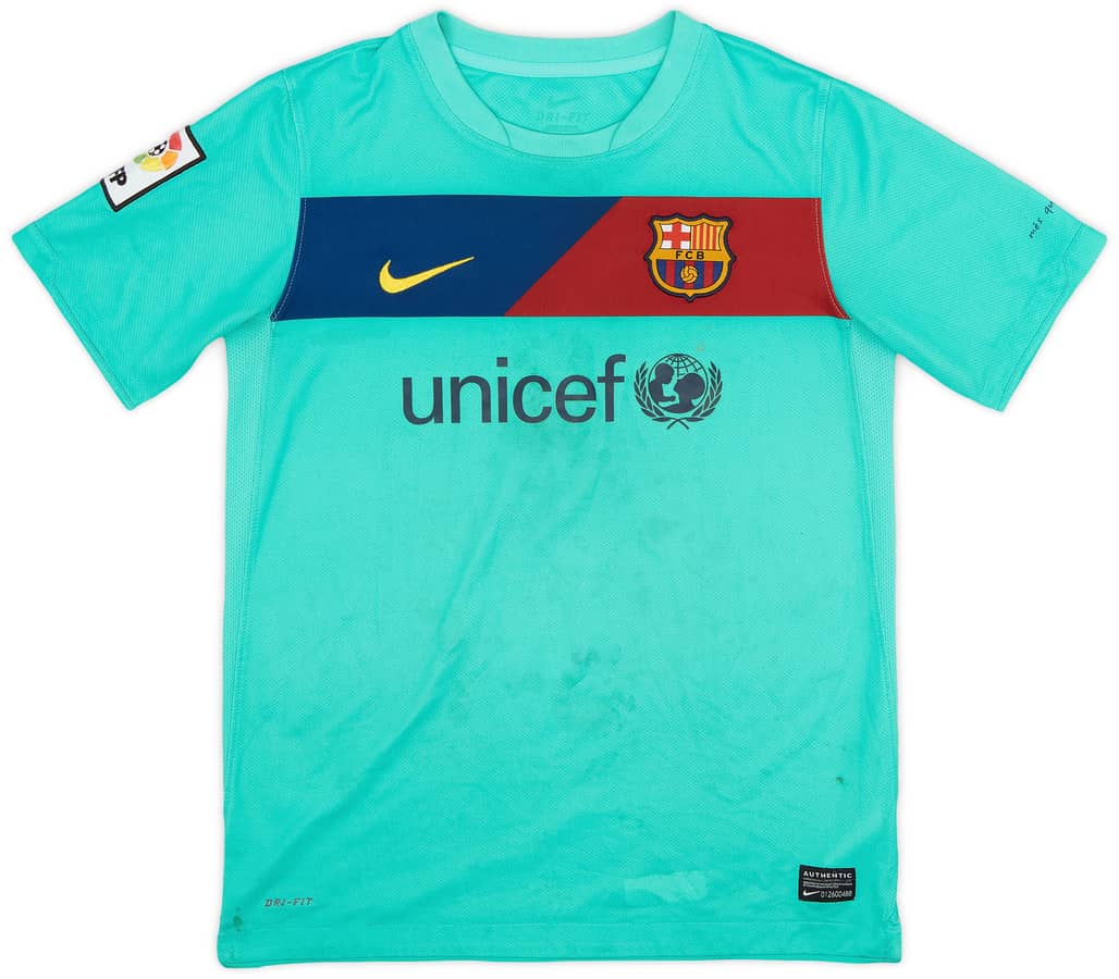 2010-11 Barcelona Away Shirt - 5/10 - (L.Boys)