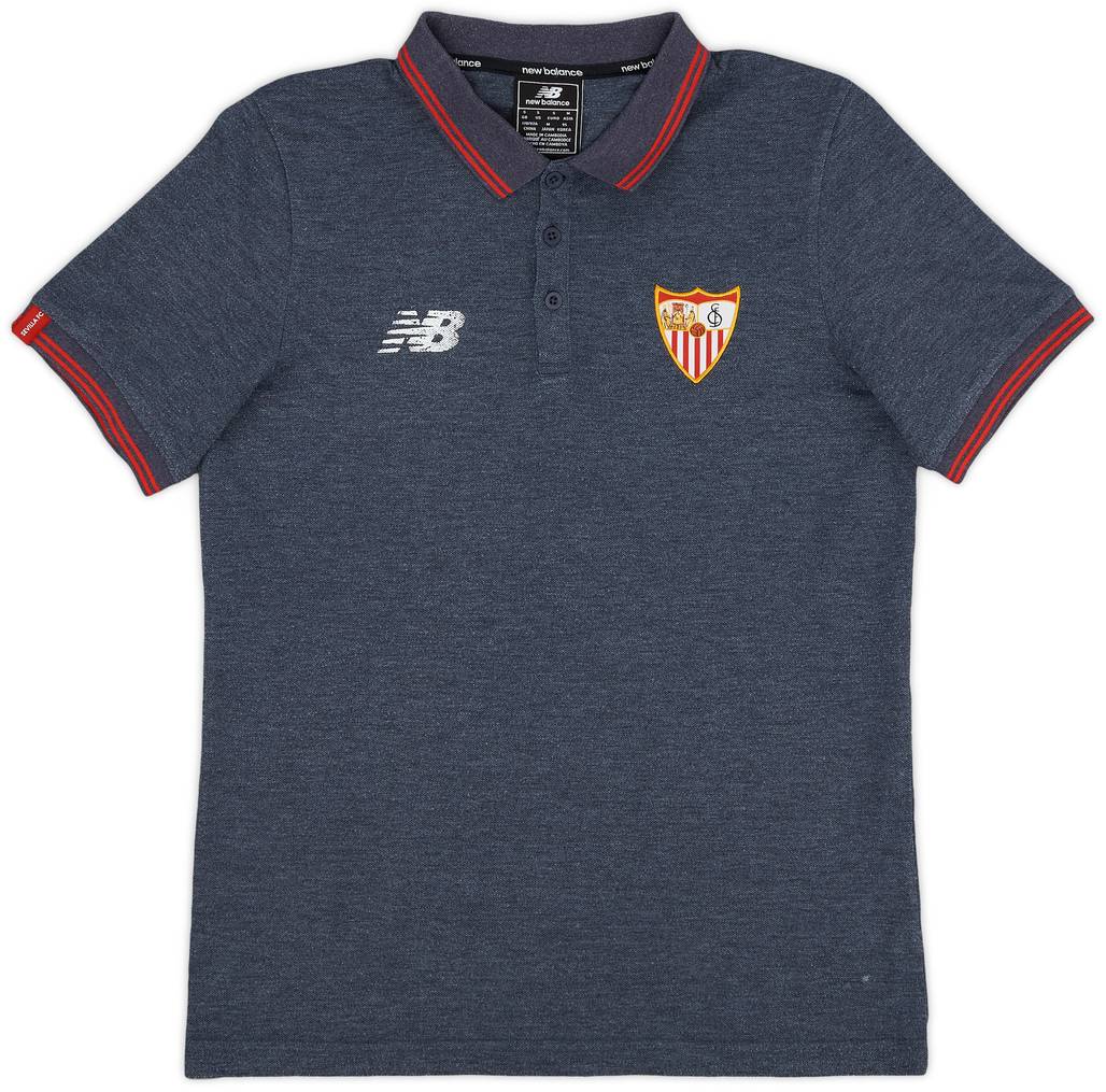 2017-18 Sevilla New Balance Polo Shirt - 5/10 - (S)